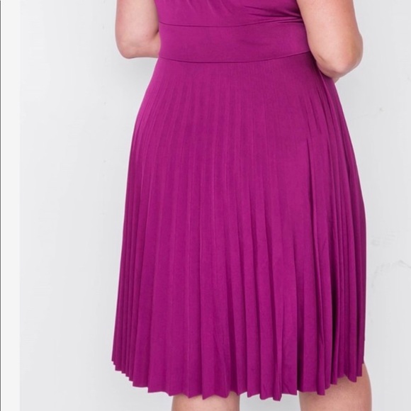 “Berry Merry Flirty” Plus Dress.... - Picture 3 of 8